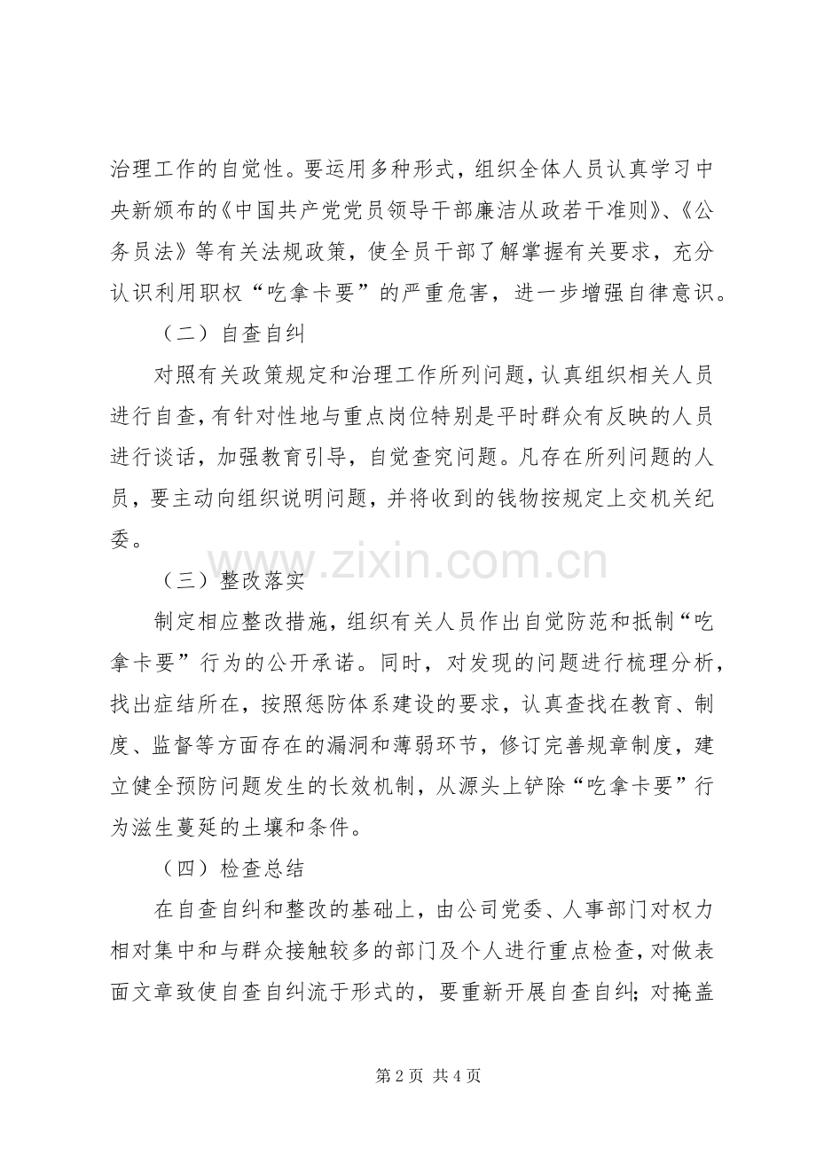 关于开展作风建设专项治理相关规章制度工作的方案 .docx_第2页