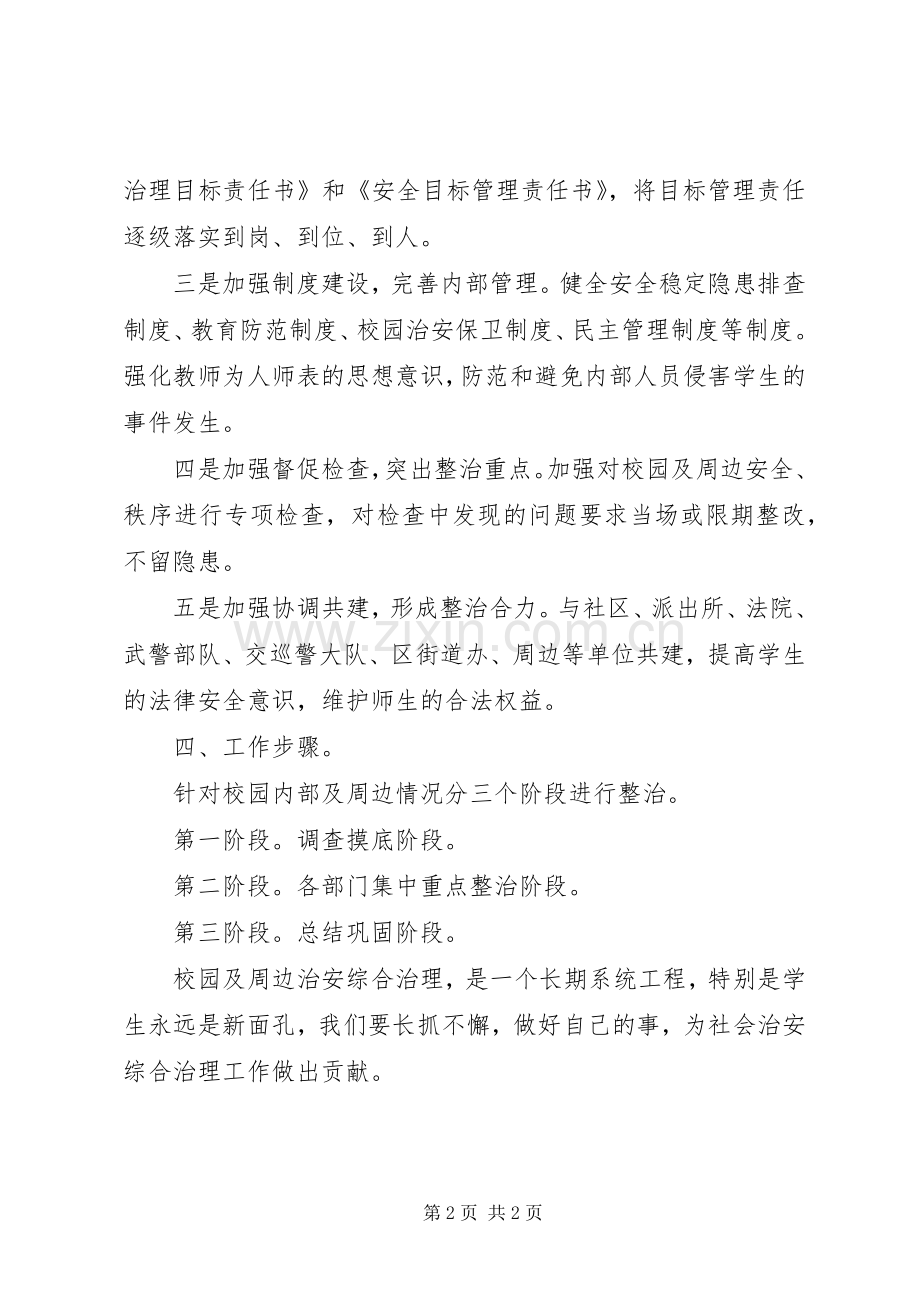 校园周围环境整治实施方案.docx_第2页