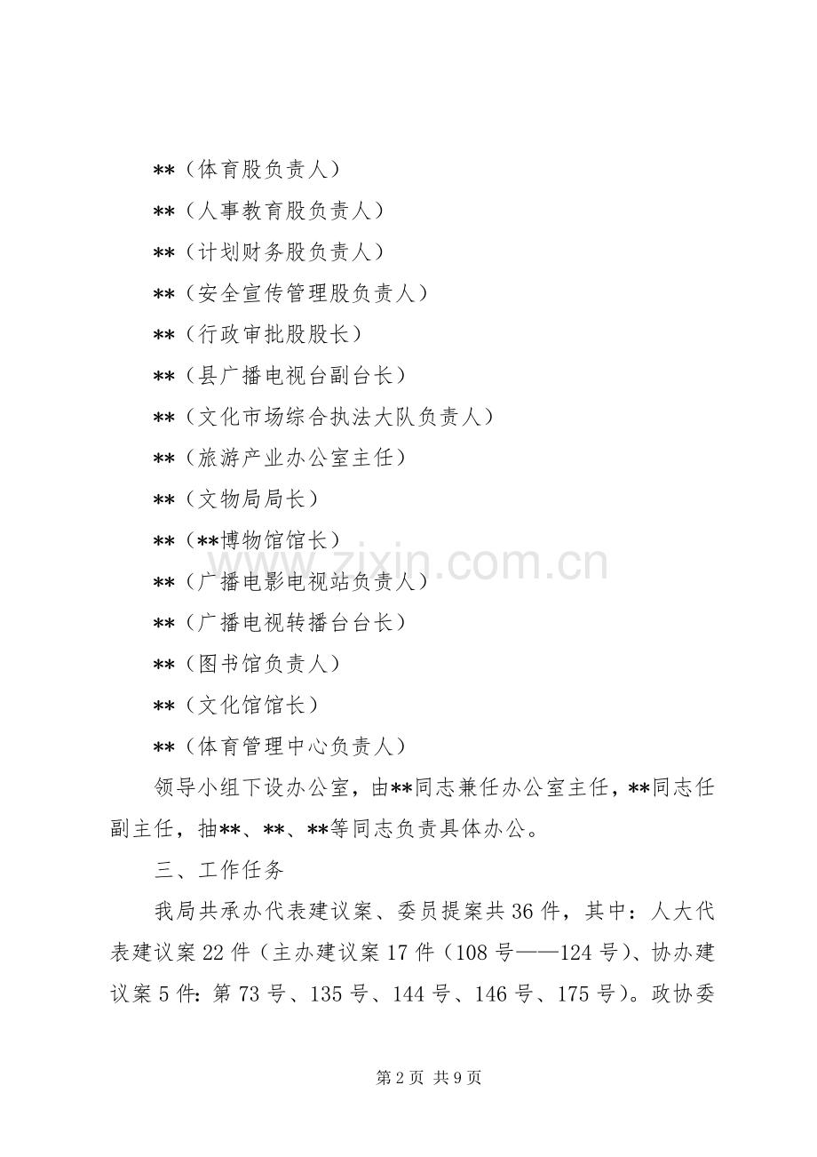 文广新局政协委员提案办理工作方案.docx_第2页