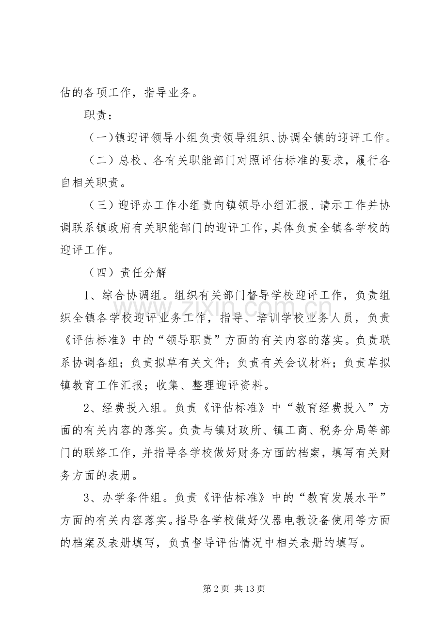青龙镇总校迎接省政府教育督导评估方案[].docx_第2页
