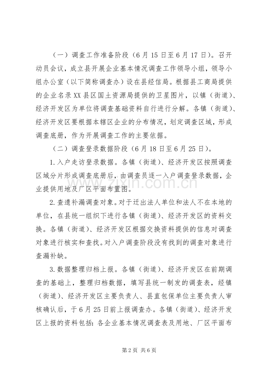 区域企业情况调查实施方案.docx_第2页