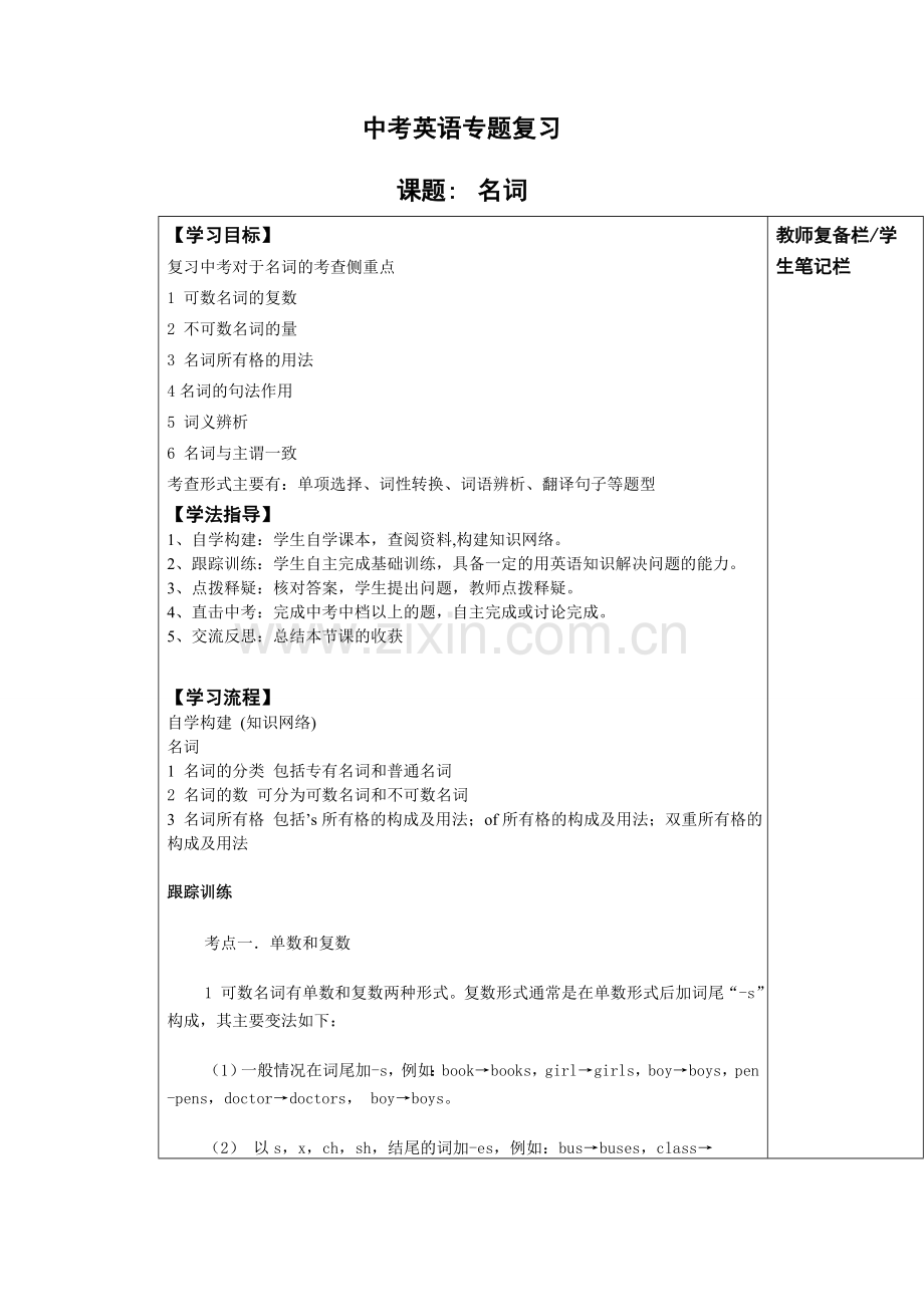 中考英语专题复习大全.doc_第1页