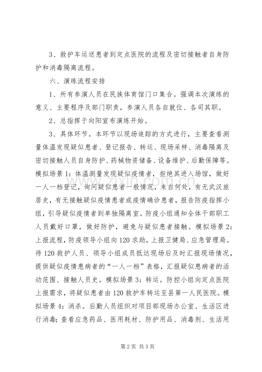 文广旅局疫情防控应急演练工作实施方案.docx_第2页