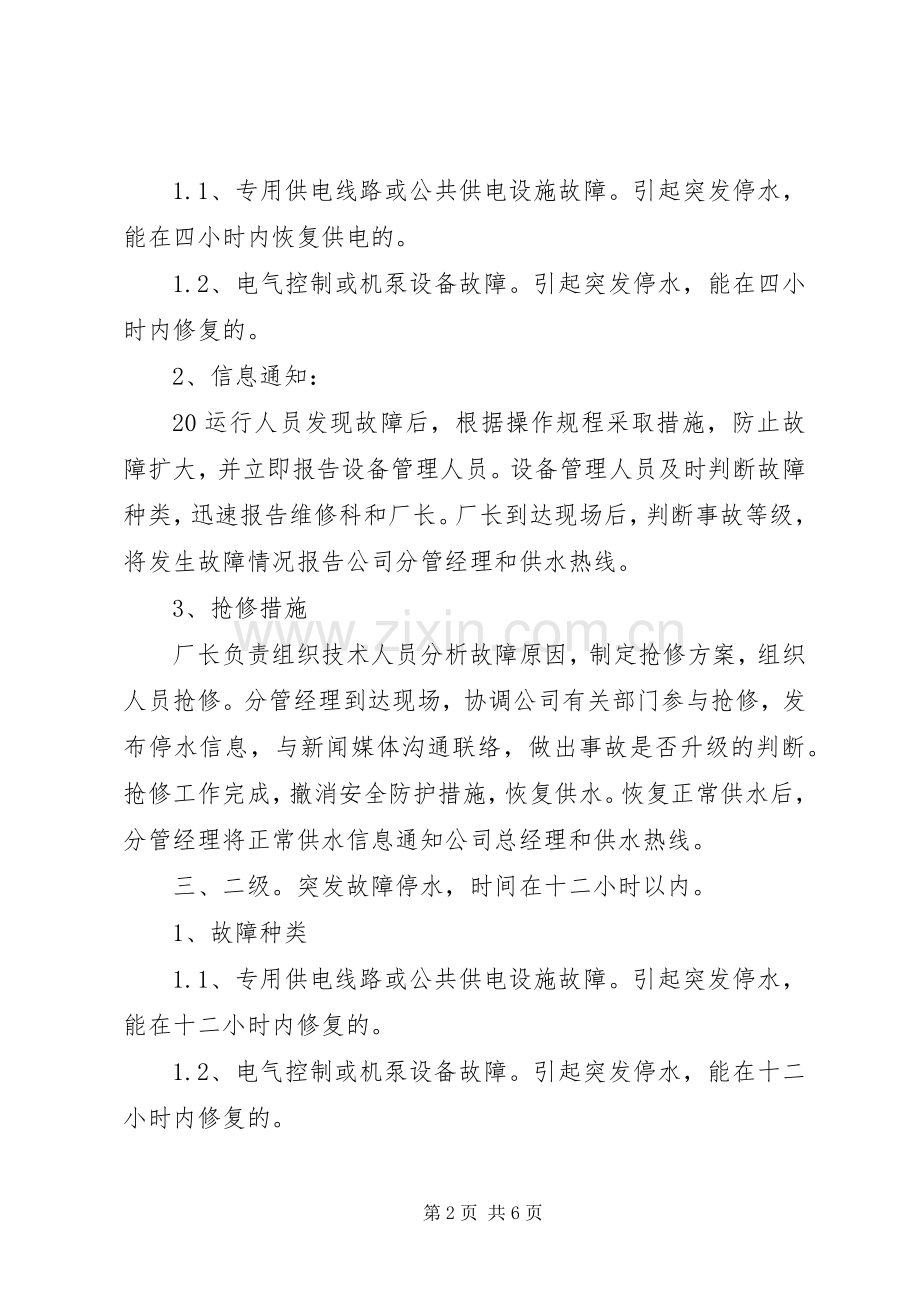 乡镇集镇供水应急处置预案.docx_第2页