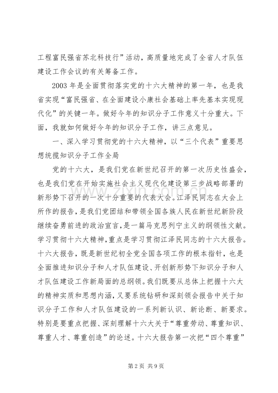 在省委知识分子工作领导小组会议上的发言.docx_第2页