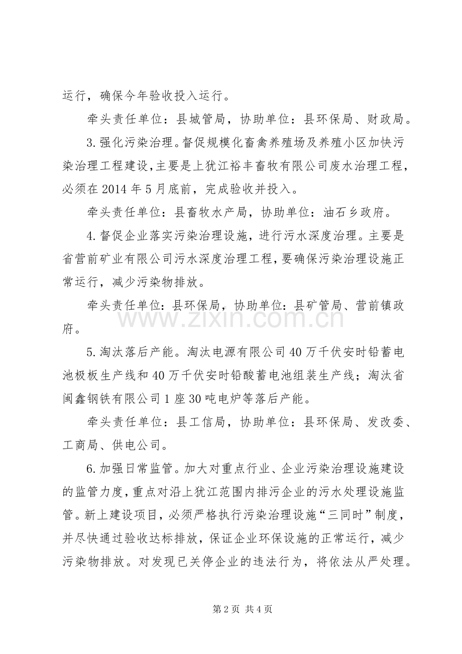 XX年主要污染物减排工作实施方案.docx_第2页
