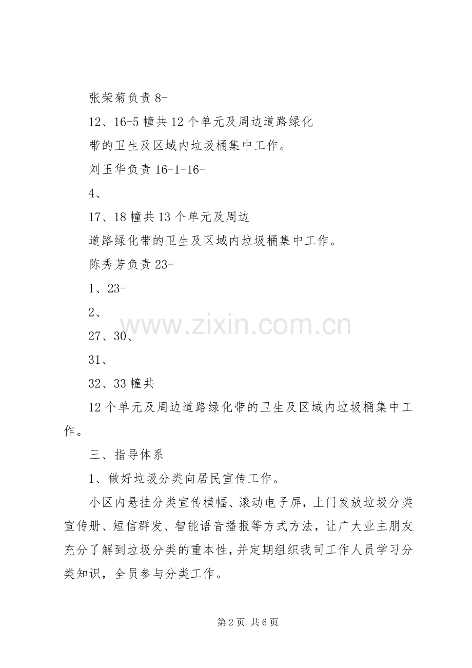 垃圾分类方案(蓝天城市花园).docx_第2页