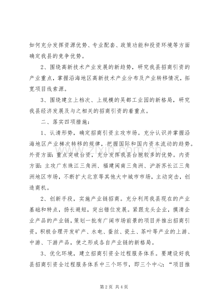 在全县招商引资工作督查会议上的发言稿.docx_第2页
