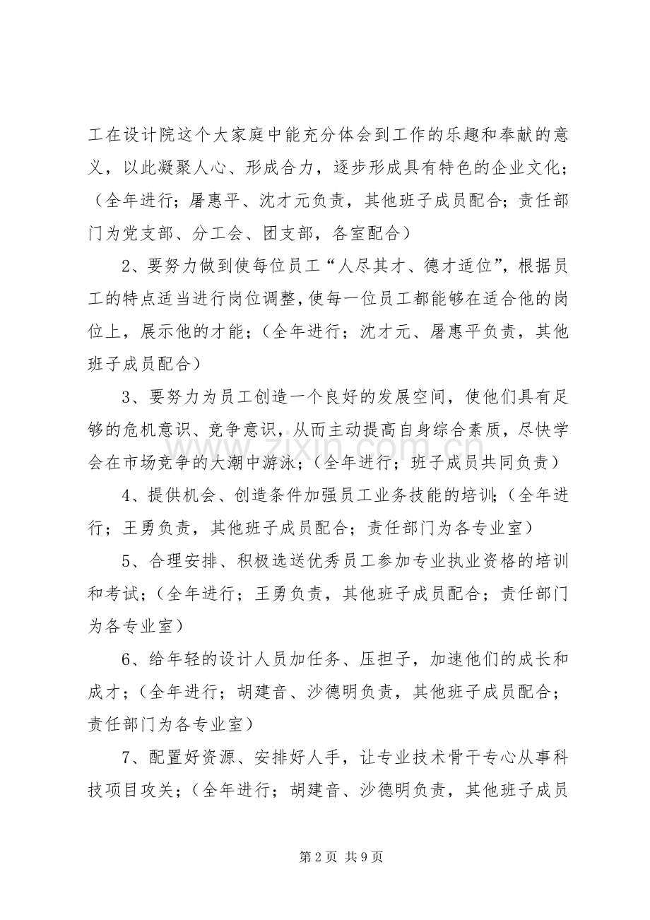 供电设计院领导班子整改实施方案及措施 .docx_第2页