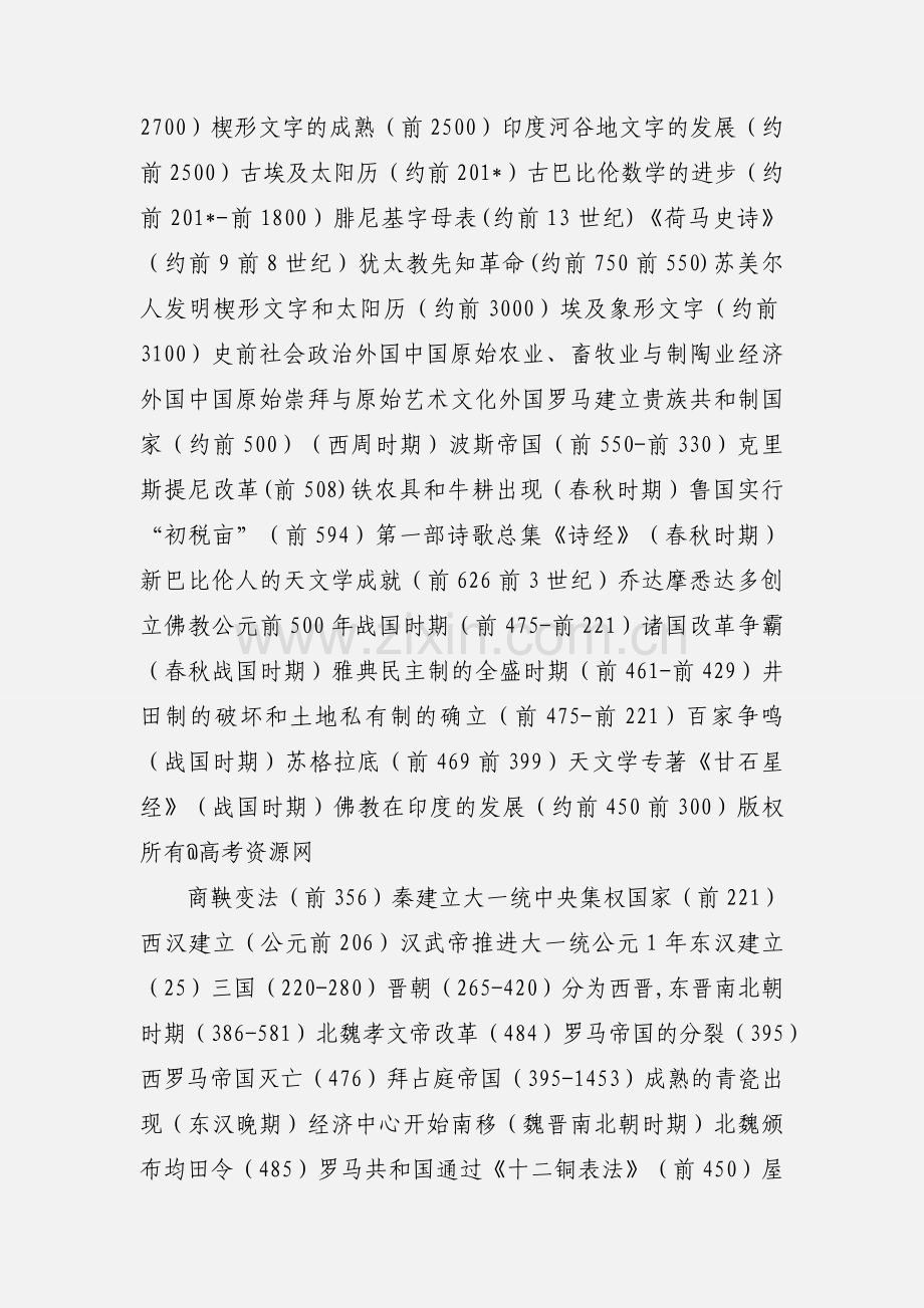 岳麓版中外历史大事年表(政治、经济、文化).docx_第2页