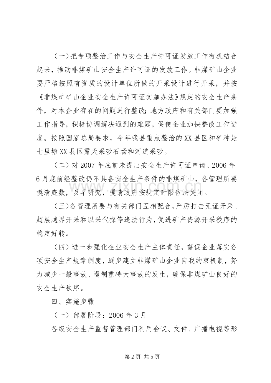 非煤矿山安全生产【国土资源局非煤矿山安全生产专项整治工作方案】.docx_第2页