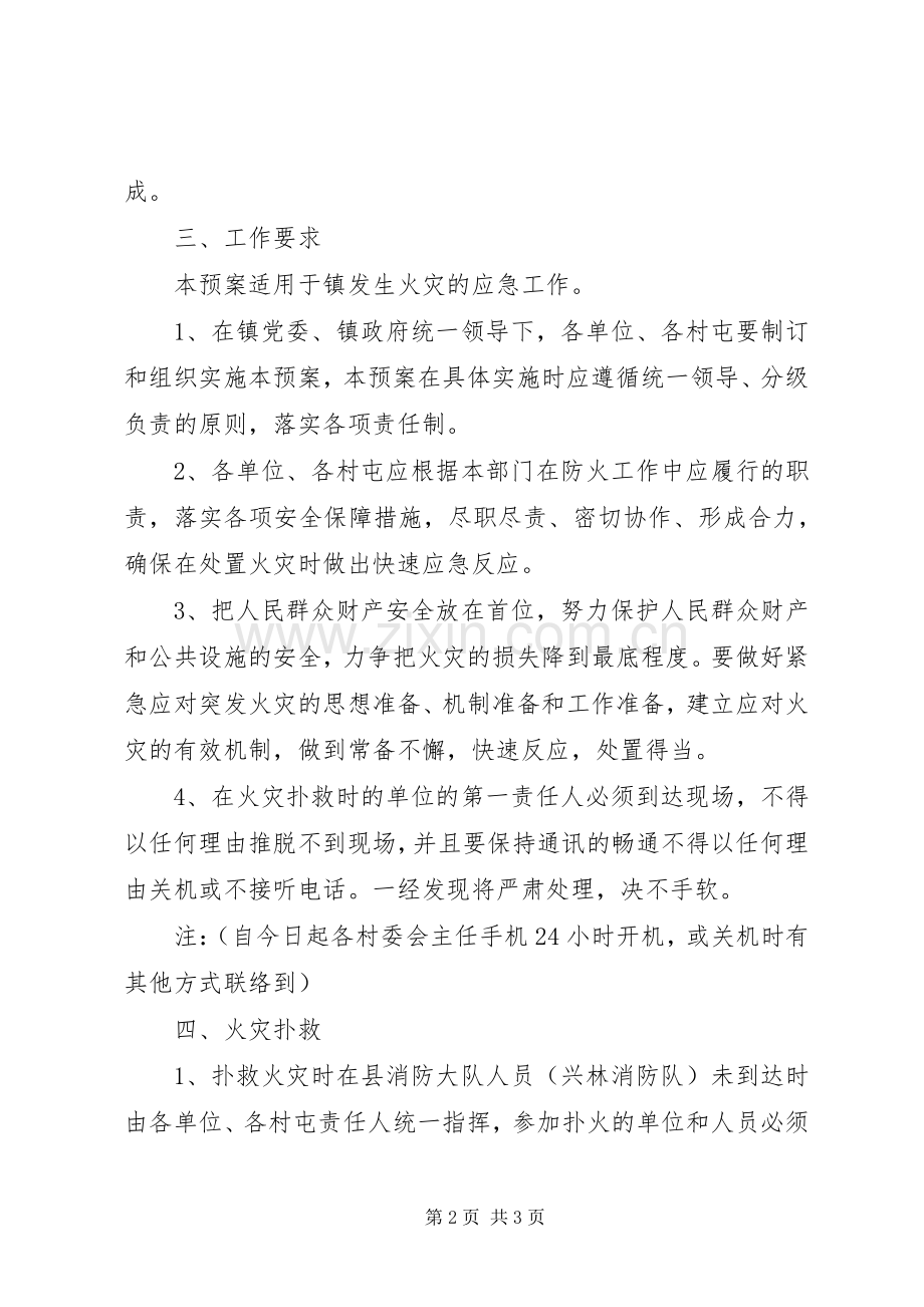镇火灾应急预案 .docx_第2页