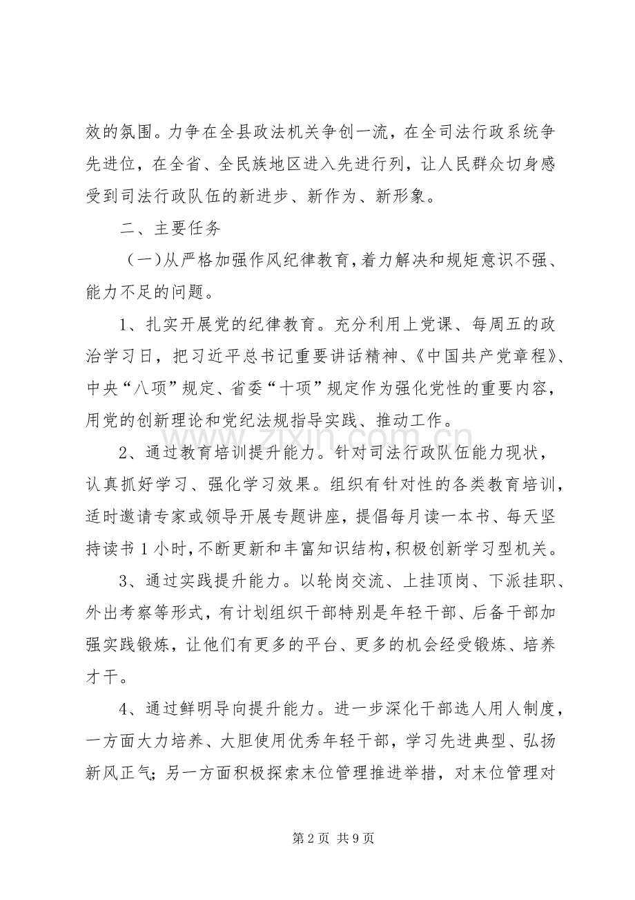 司法局能力作风提升年方案.docx_第2页