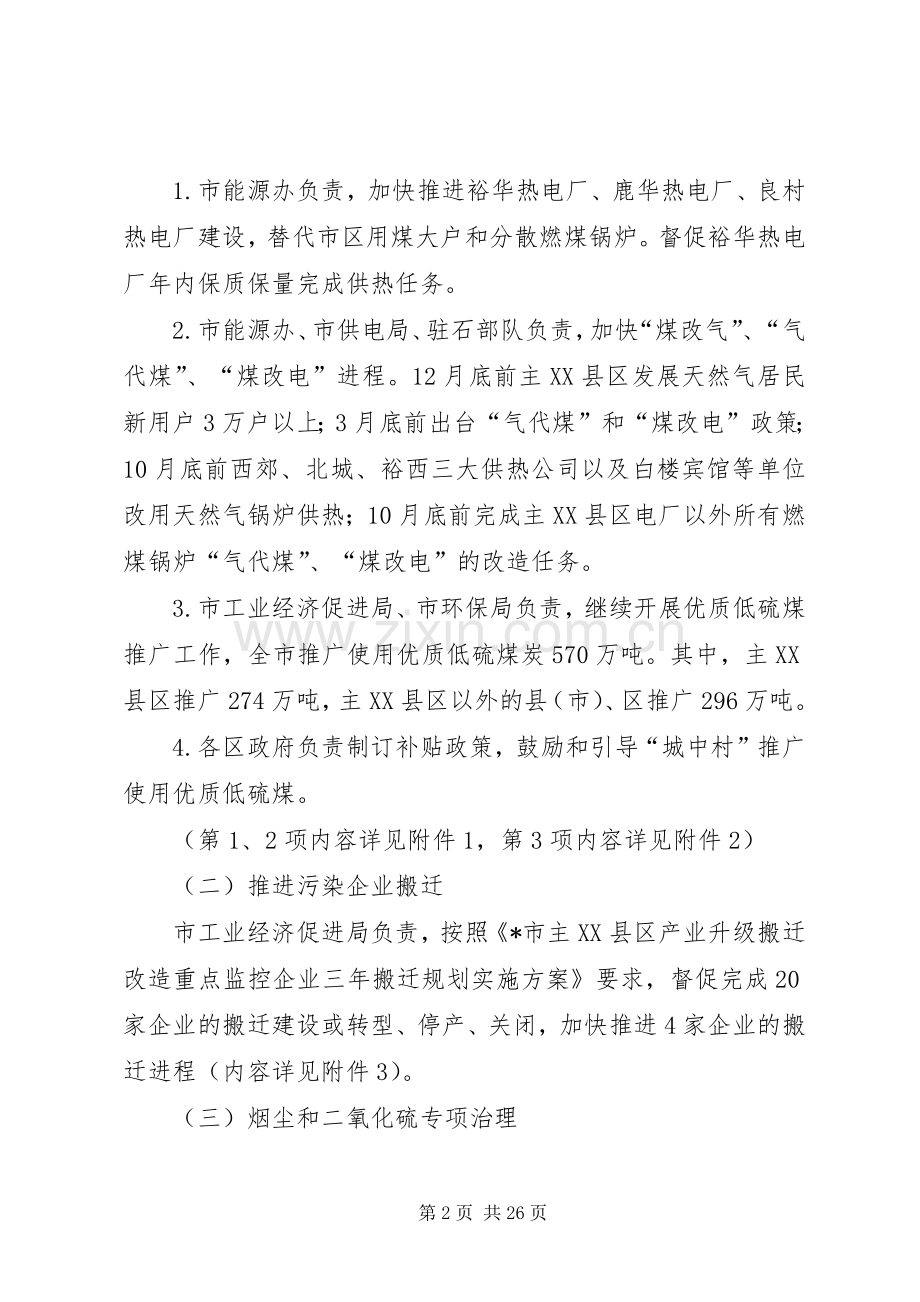 环境空气质量达标工作实施方案(市).docx_第2页