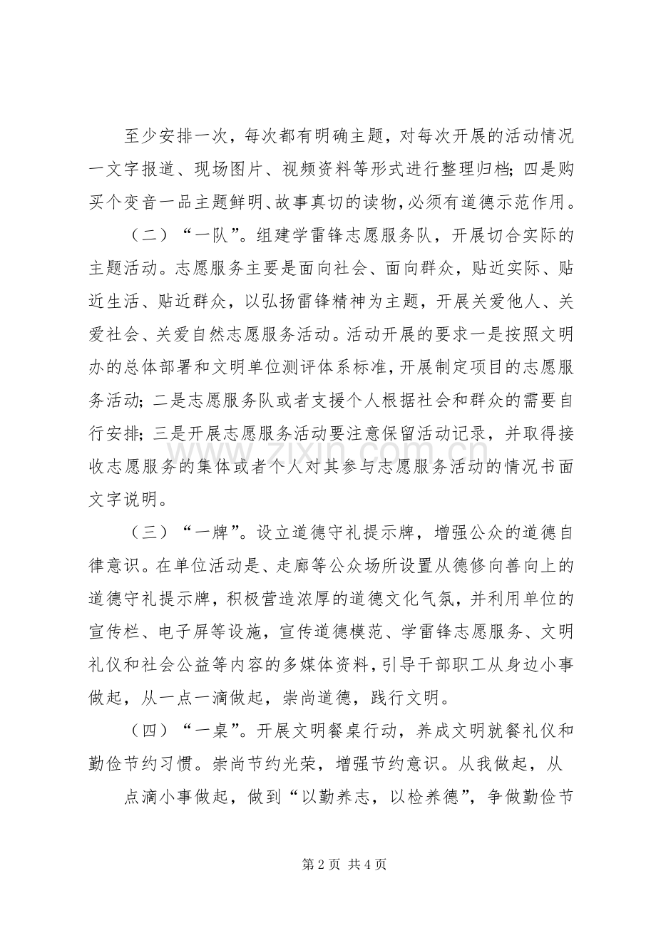 事业党支部“五个一”活动实施方案 .docx_第2页