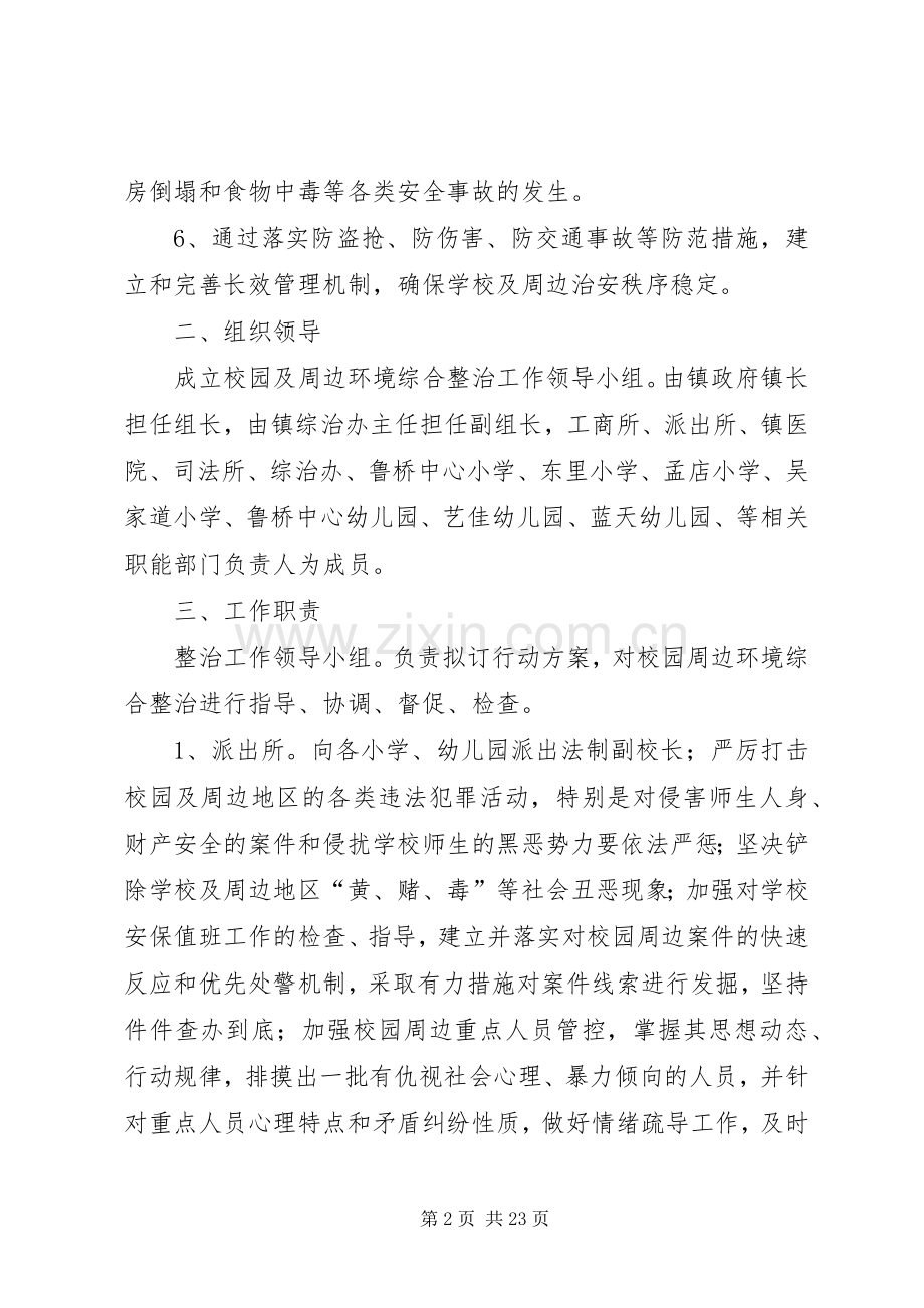 关于开展校园及周边环境综合整治的方案.docx_第2页