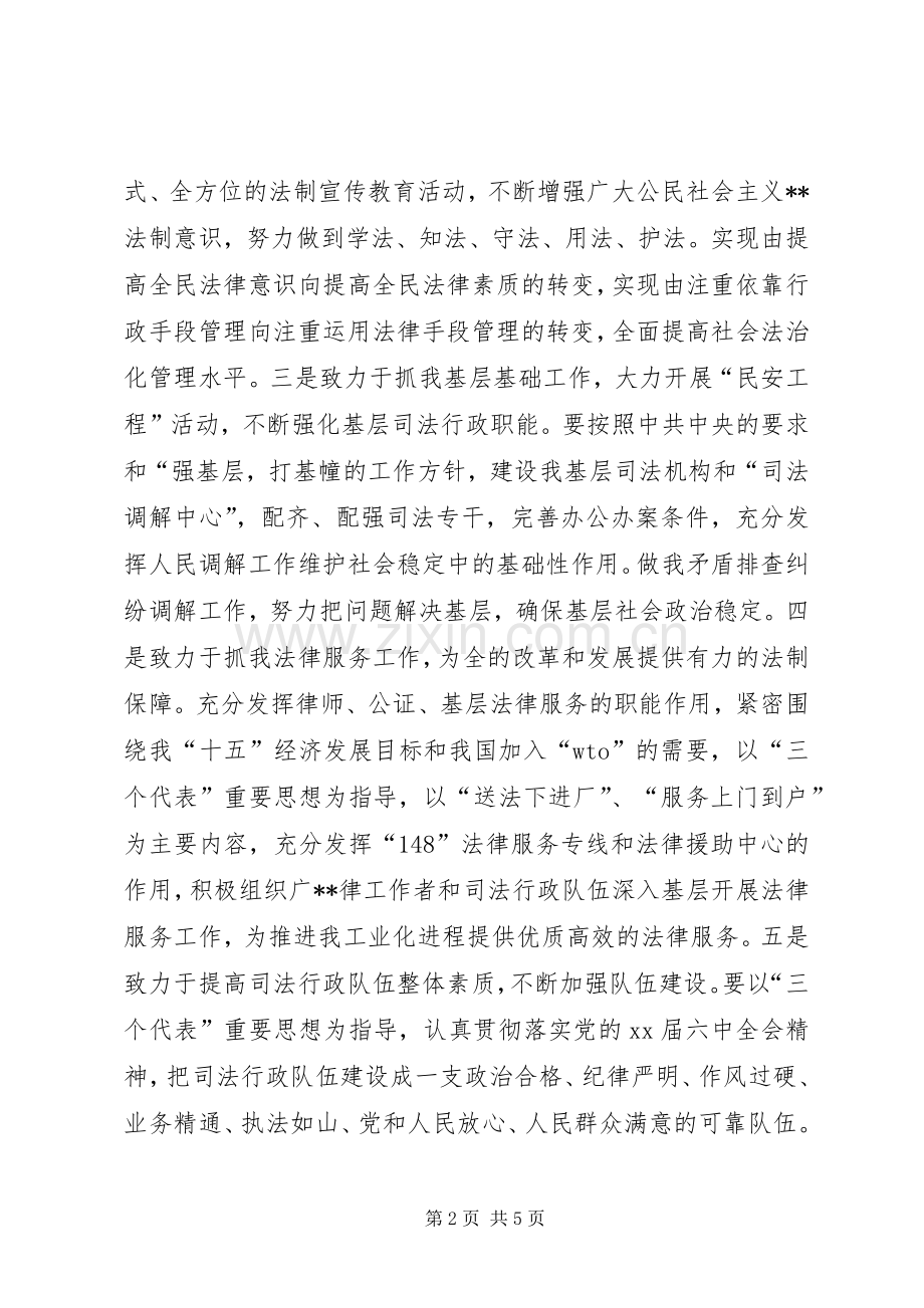 司法局长人大常委会任职发言稿.docx_第2页