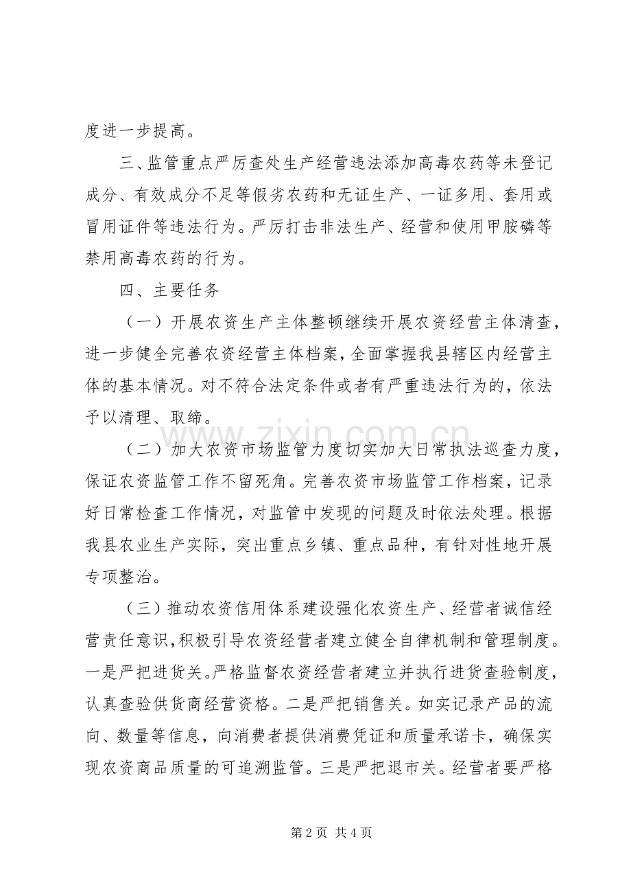 农资市场监管工作实施方案.docx_第2页