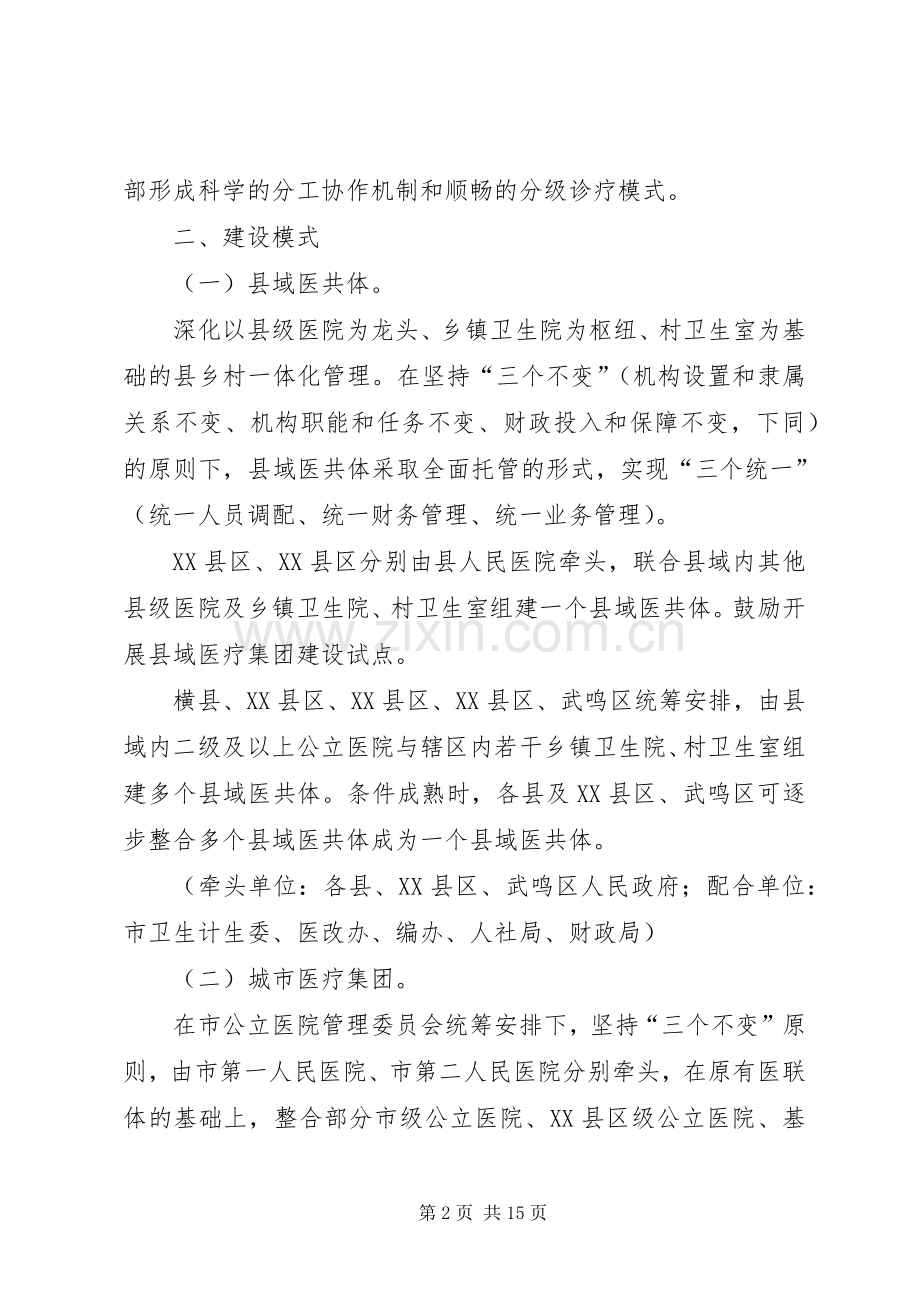 河东市深入推进医疗联合体建设方案.docx_第2页