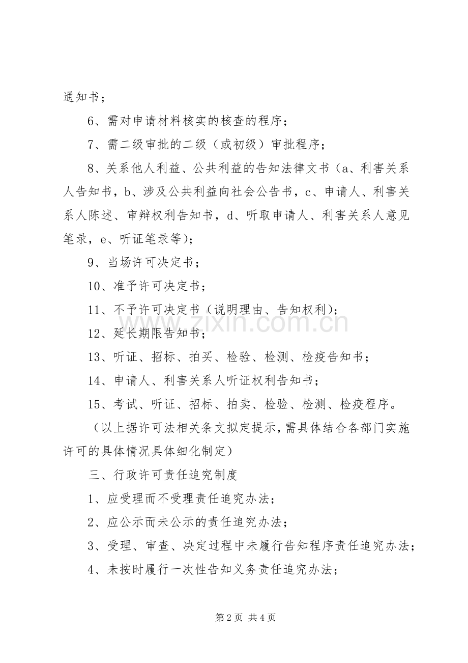 关于建立许可制度的实施方案.docx_第2页