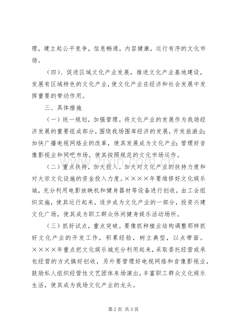 某某农场发展文化产业方案.docx_第2页