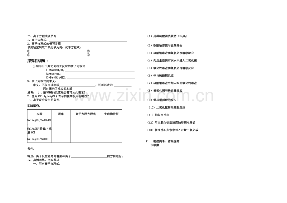 第二节----离子反应赵淑君.doc_第2页