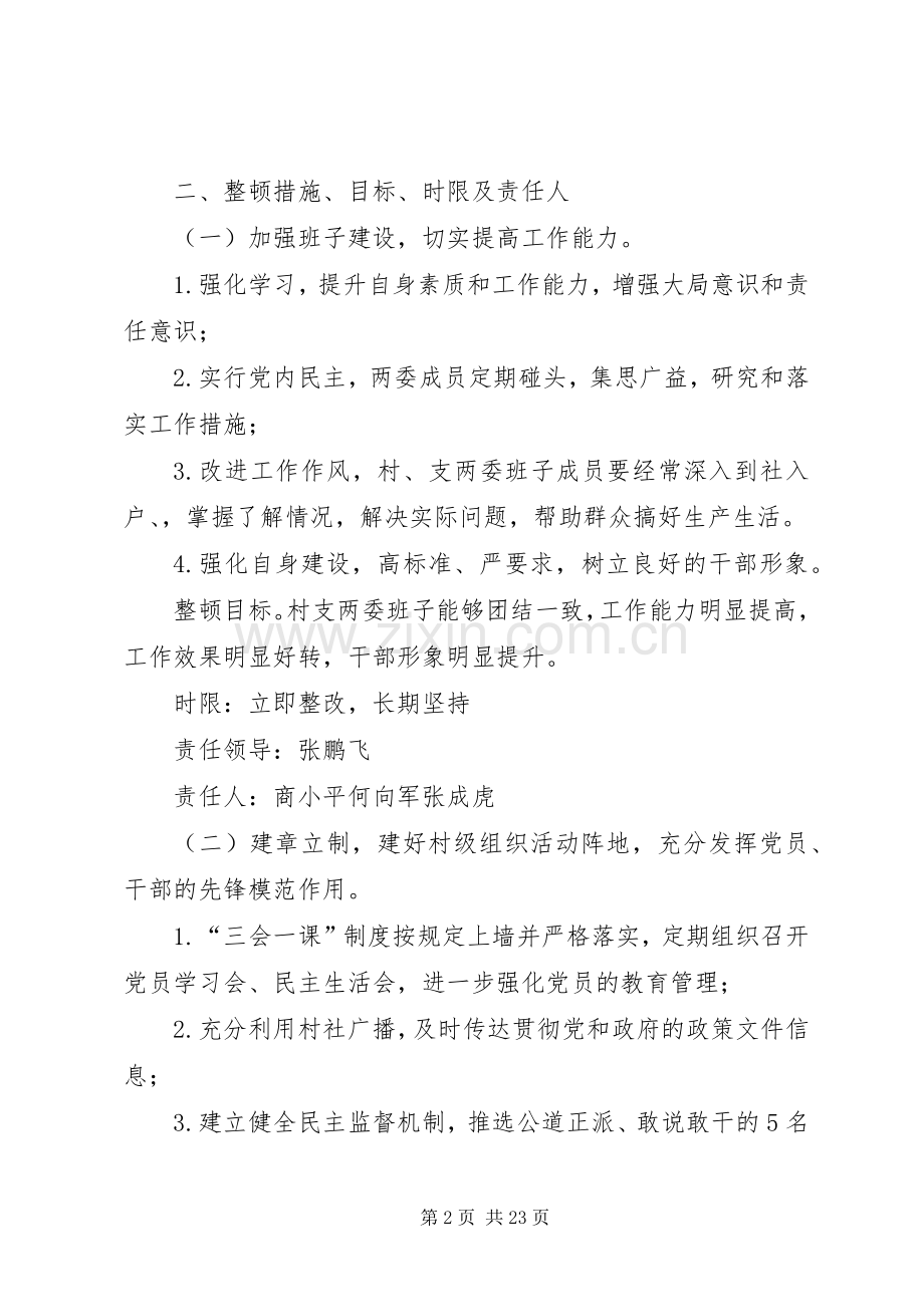 李沟村后进村整顿建设工作实施方案.docx_第2页