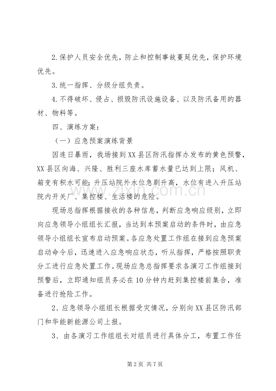 XX风电场重要生产场所着火应急处理预案 .docx_第2页