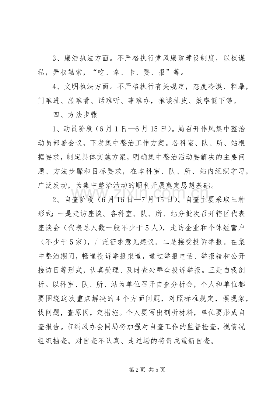 畜牧局作风集中整治实施方案.docx_第2页