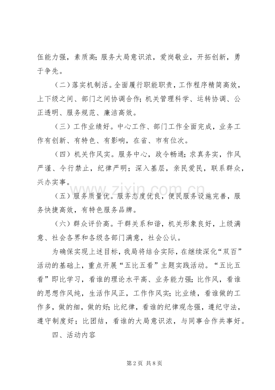 争创满意机关活动实施方案 .docx_第2页
