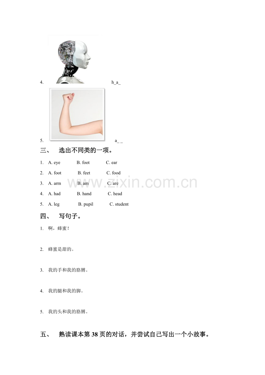 Unit-5-Parts-of-the-Body-Part-B-同步练习2.doc_第2页