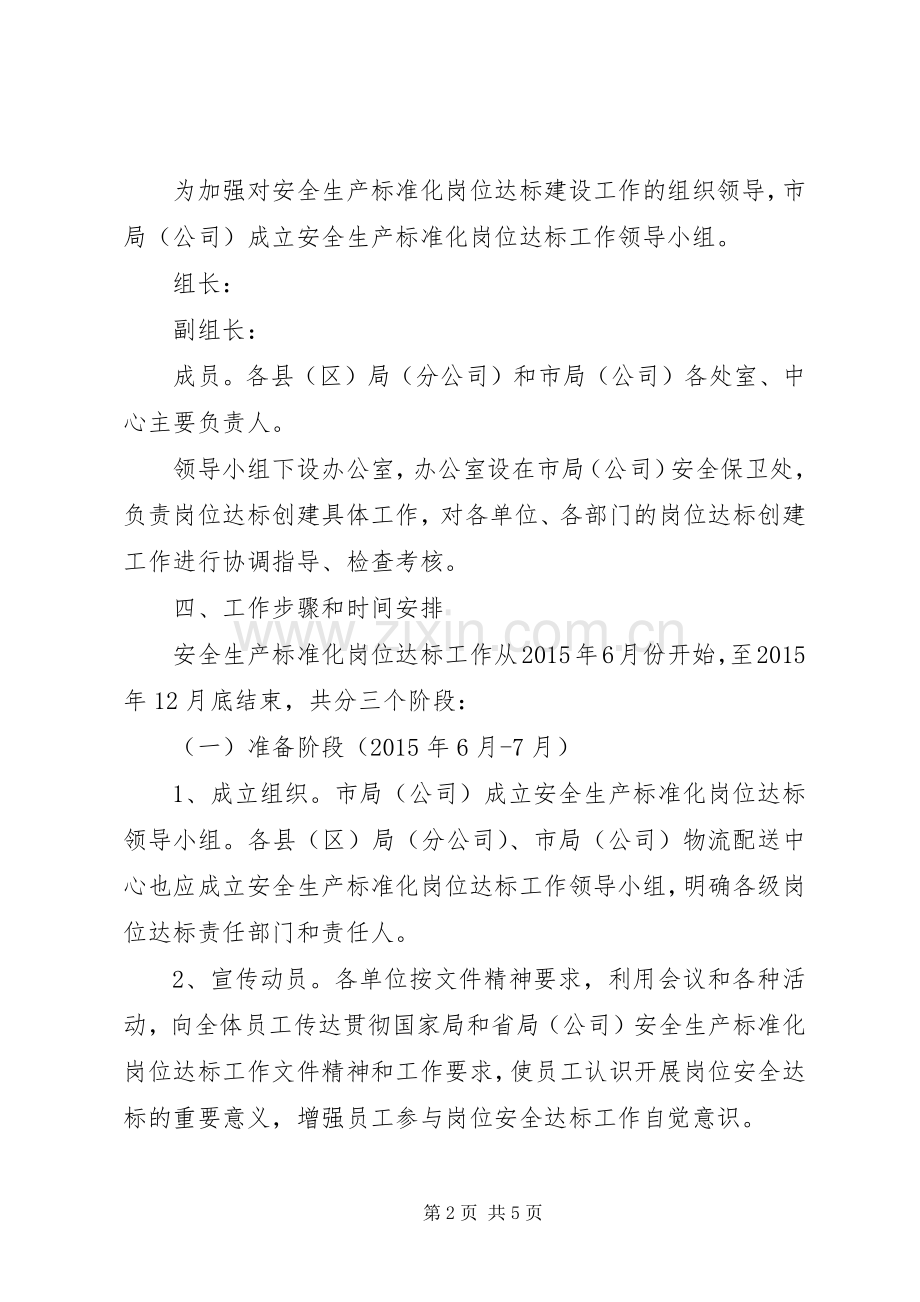 安全生产岗位达标方案.docx_第2页