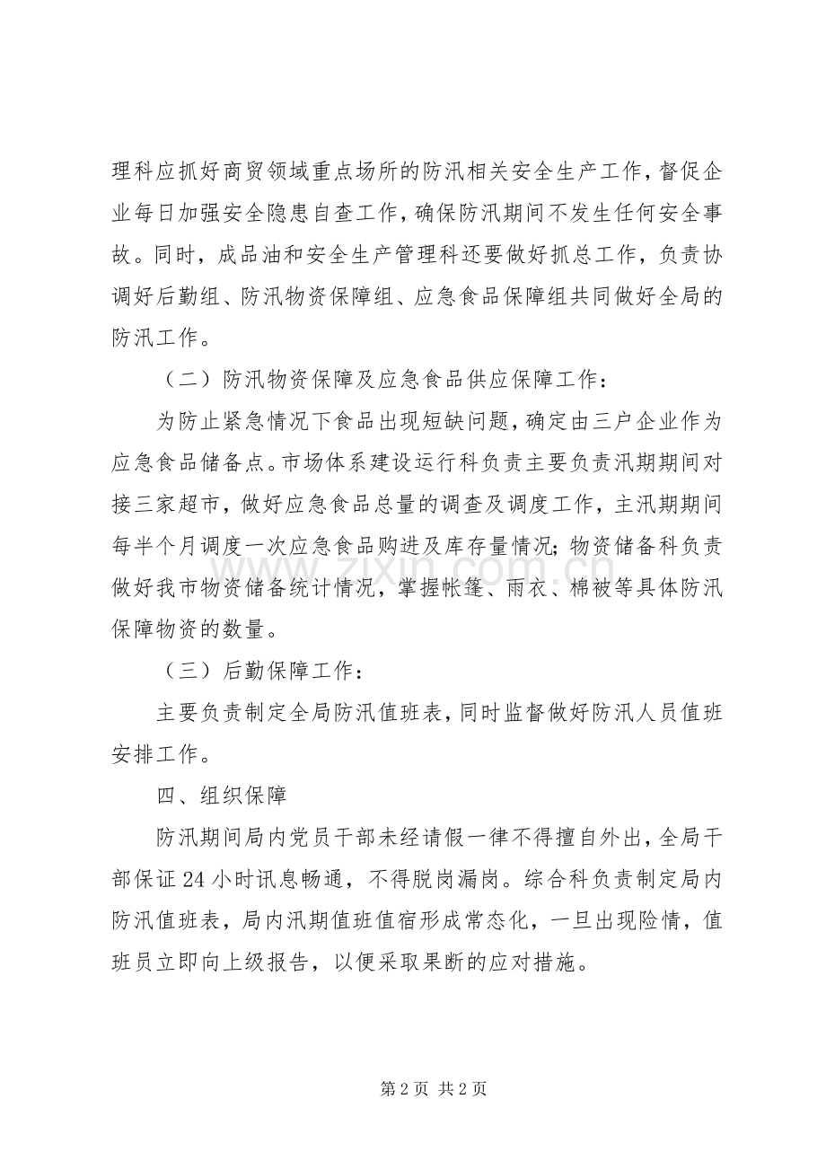 XX年商务局防汛工作实施方案.docx_第2页