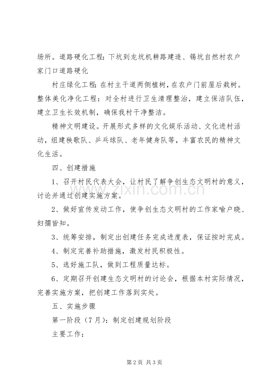 赤石乡建林村创建市级生态文明村方案.docx_第2页