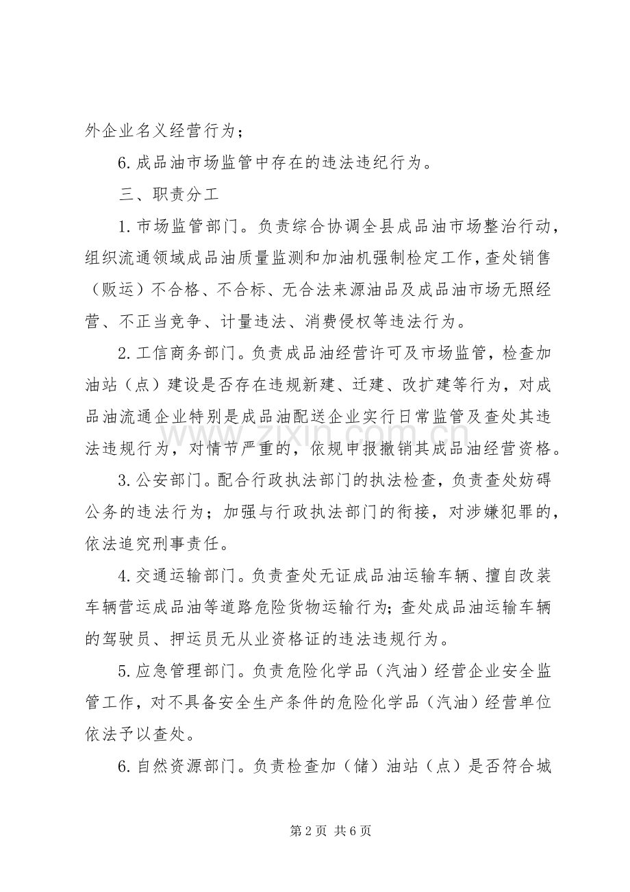 XX县成品油市场专项整治三年行动实施方案.docx_第2页