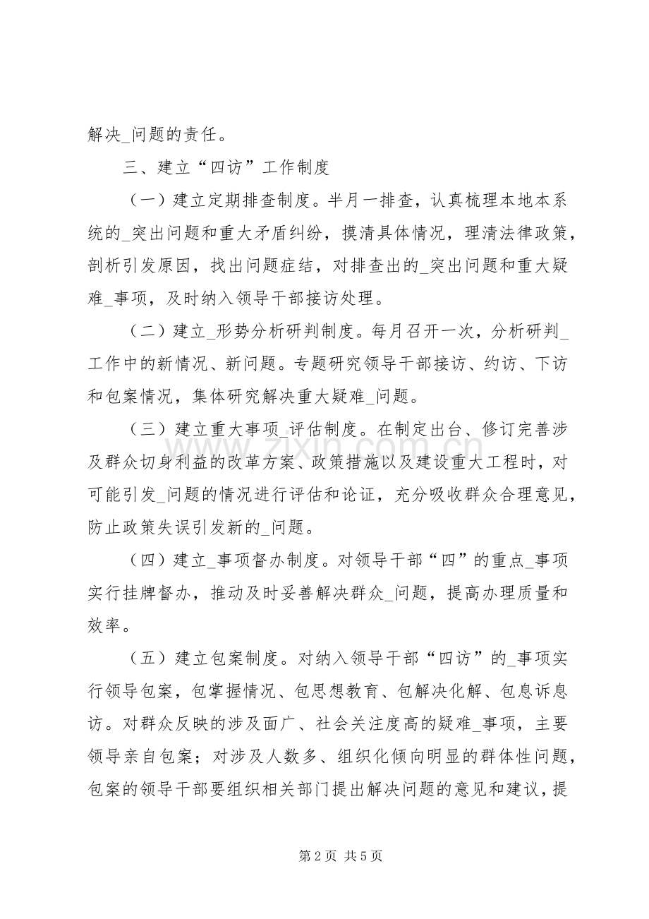 县工商局干部四访工作实施方案.docx_第2页