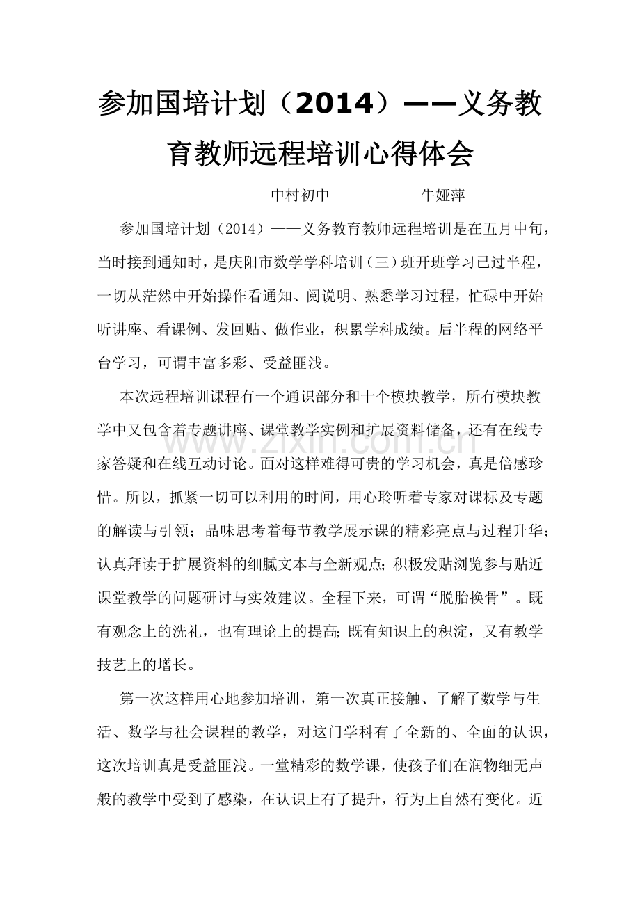 心得体会--niuyaping.docx_第1页