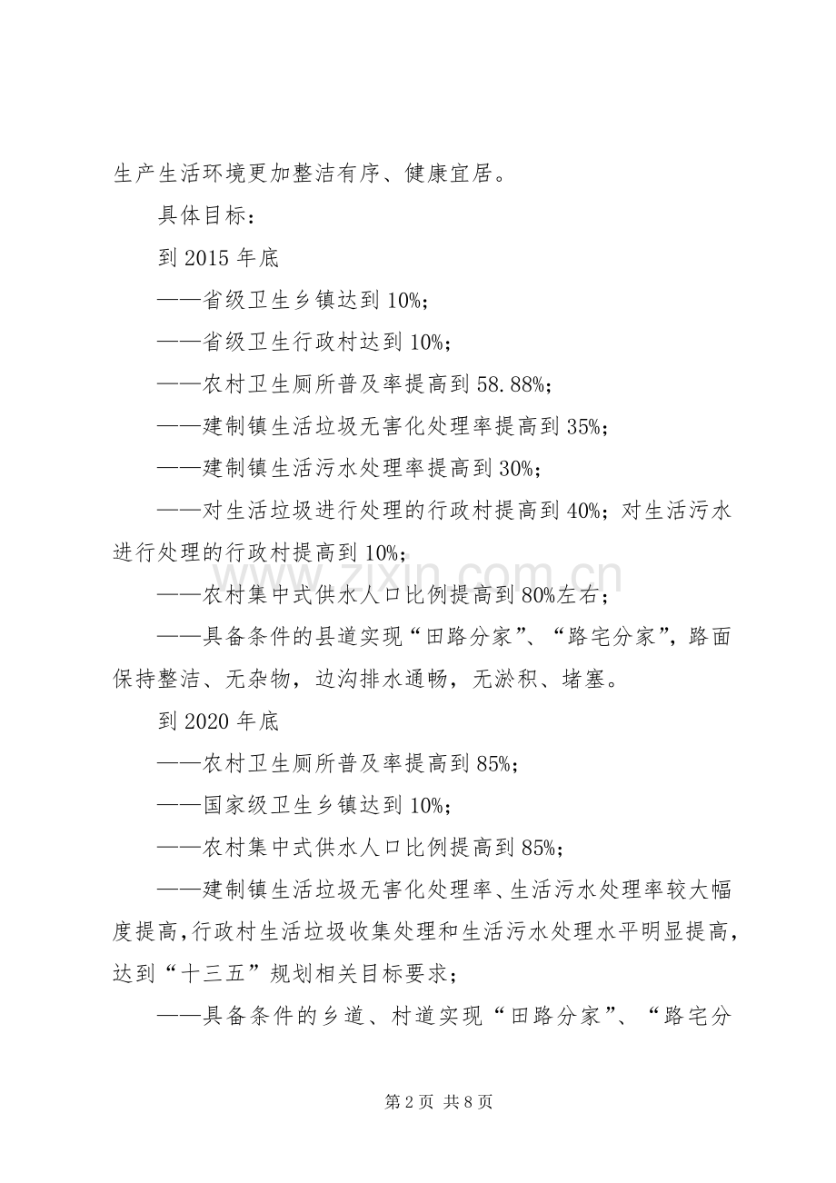 城乡环境卫生整洁行动实施方案.docx_第2页