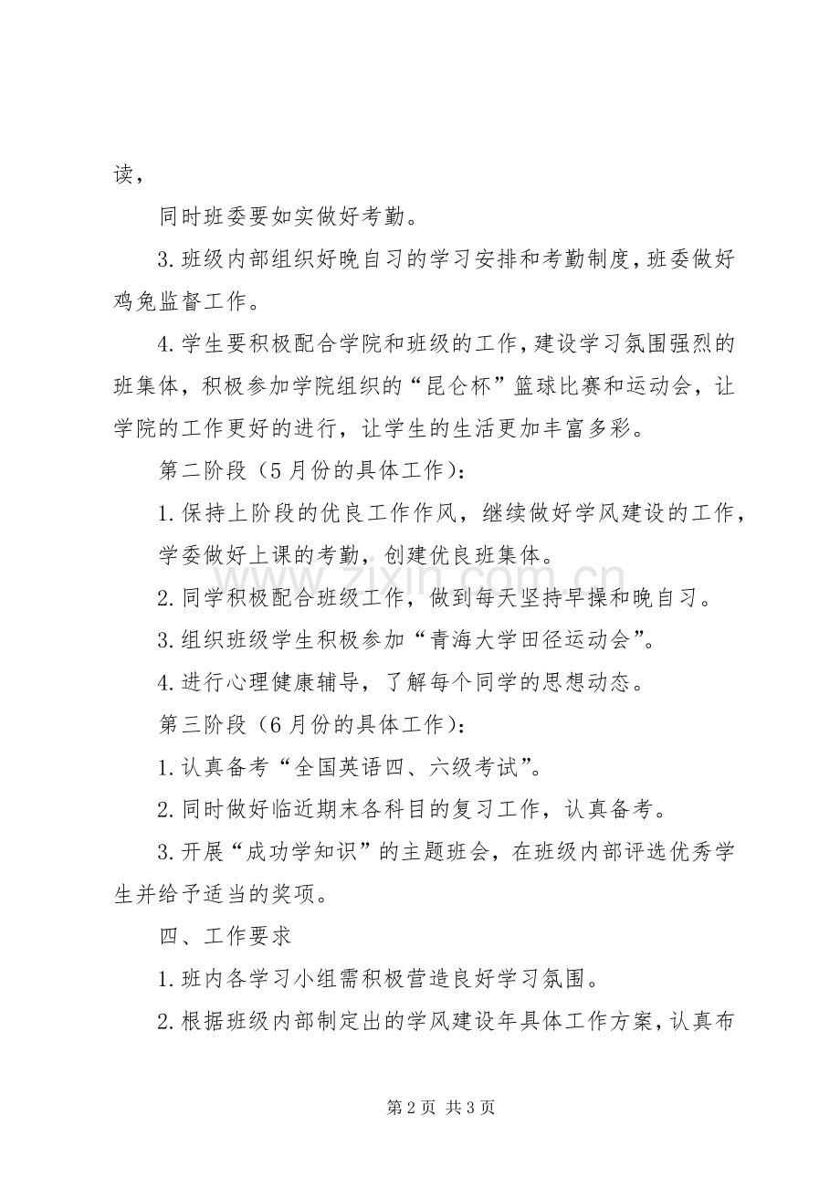 学风建设年实施方案.docx_第2页