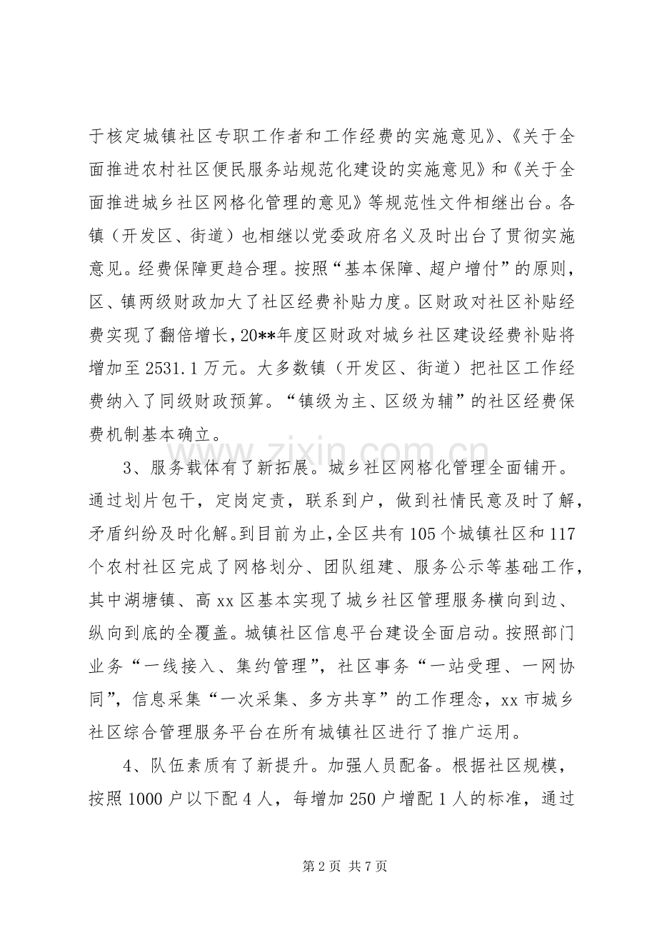 城乡和谐社区建设推进会讲话.docx_第2页