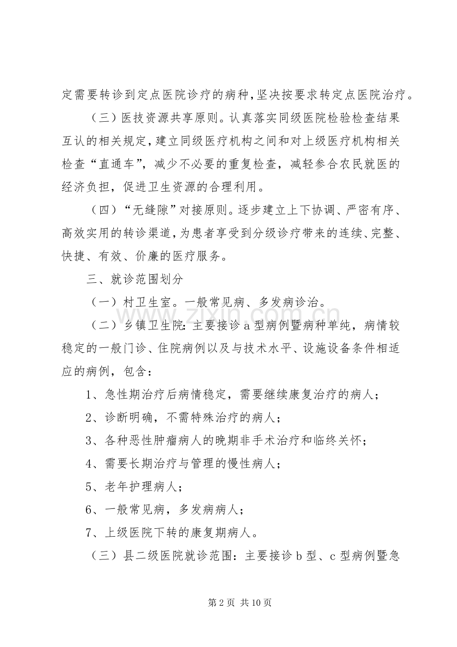 县医院分级诊疗方案 .docx_第2页