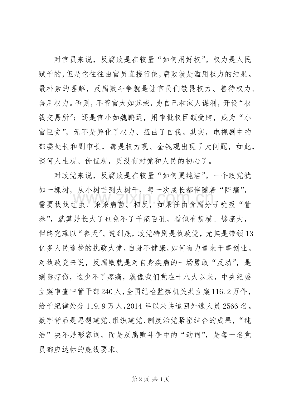 人民的名义观后感[模版] .docx_第2页