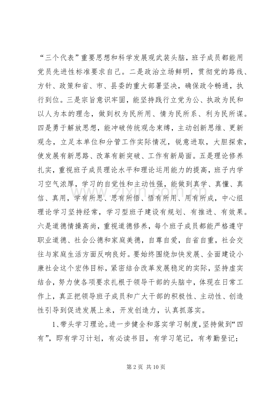 X县四好班子创建实施方案.docx_第2页