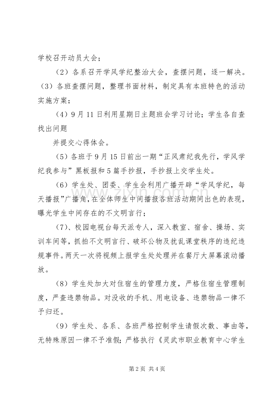 创建文明城市“正风肃纪”活动方案.docx_第2页