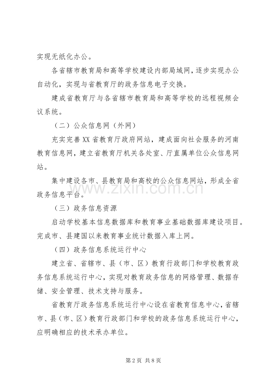 教育政务信息化建设实施方案.docx_第2页