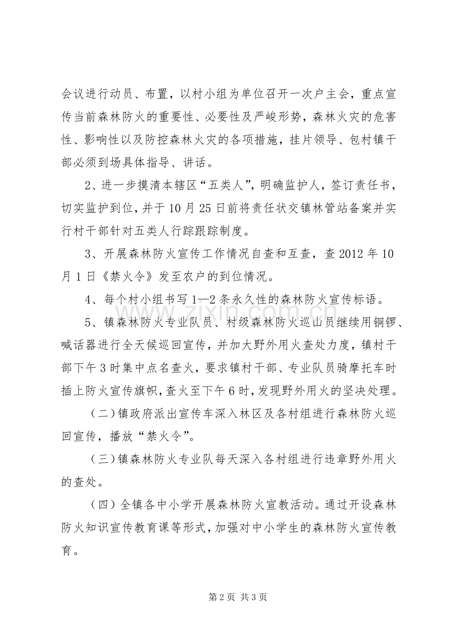 XX年秋季森林防火宣传月活动实施方案 .docx_第2页