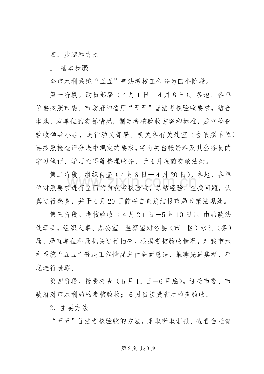 水利系统“五五”普法考核验收方案.docx_第2页