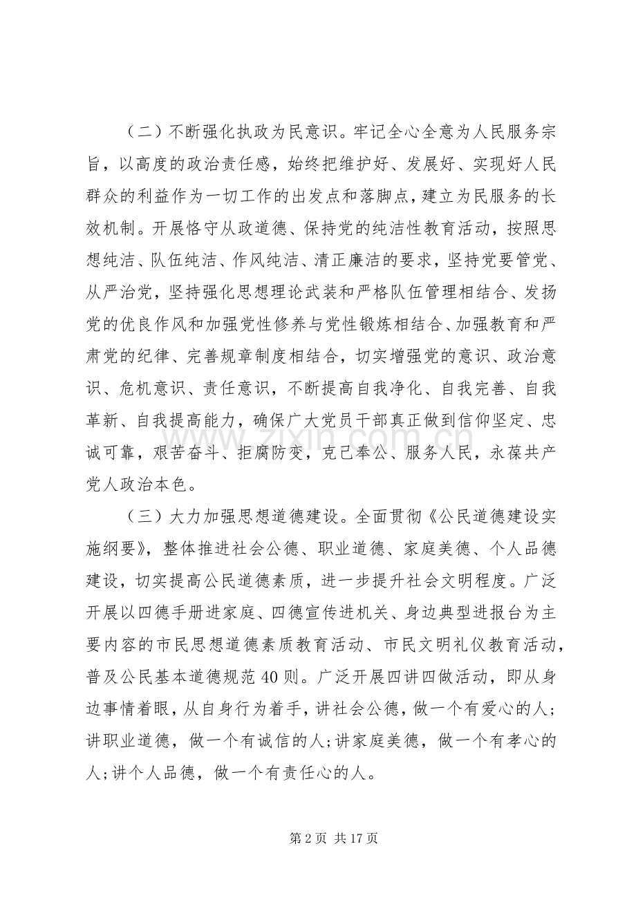 XX年创建文明单位方案范文.docx_第2页