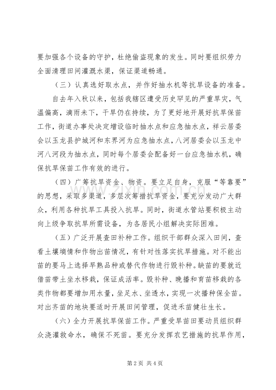 街道抗旱救灾工作方案.docx_第2页