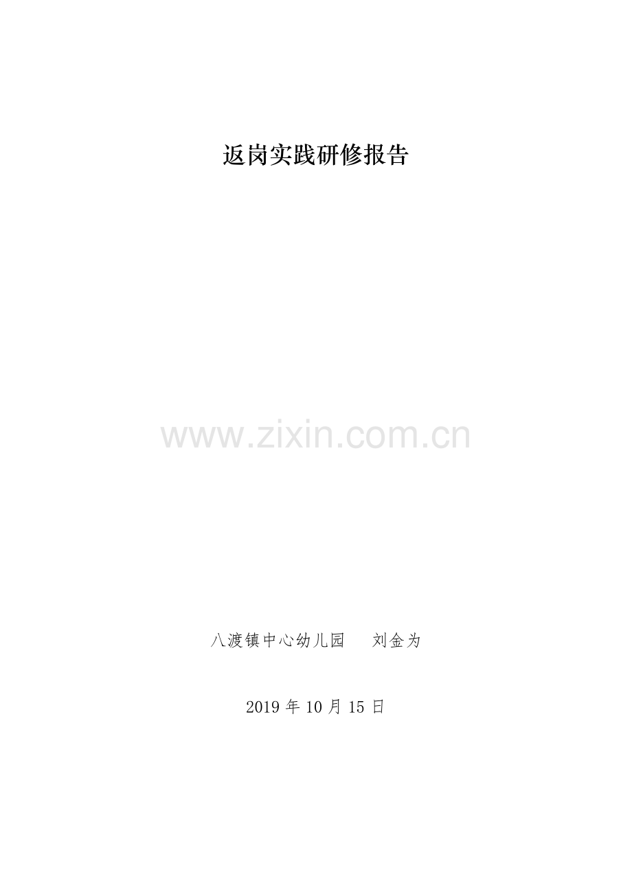 返岗实践研修报告.docx_第1页